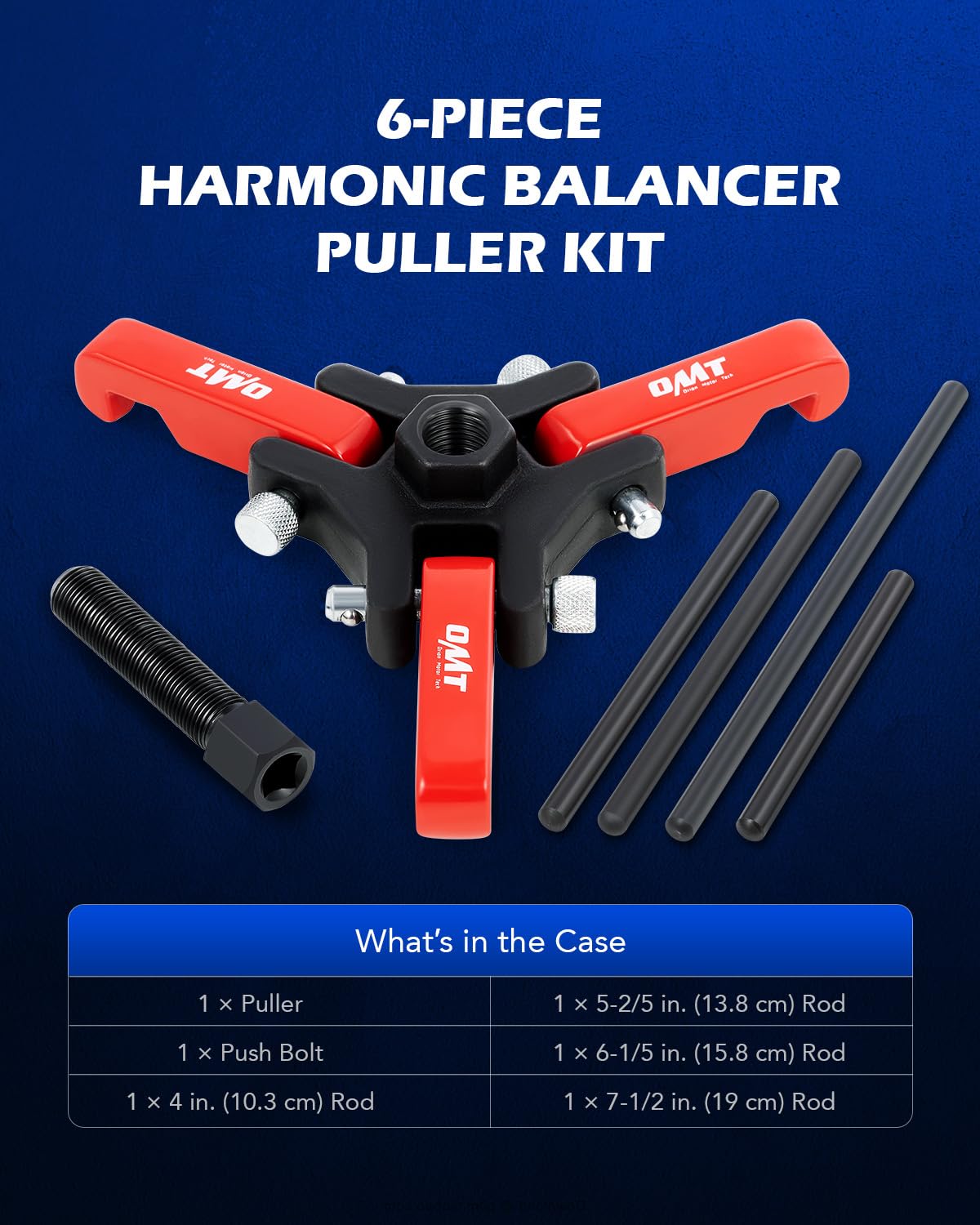 Orion Motor Tech 3-jaw puller close-up demonstrating secure grip