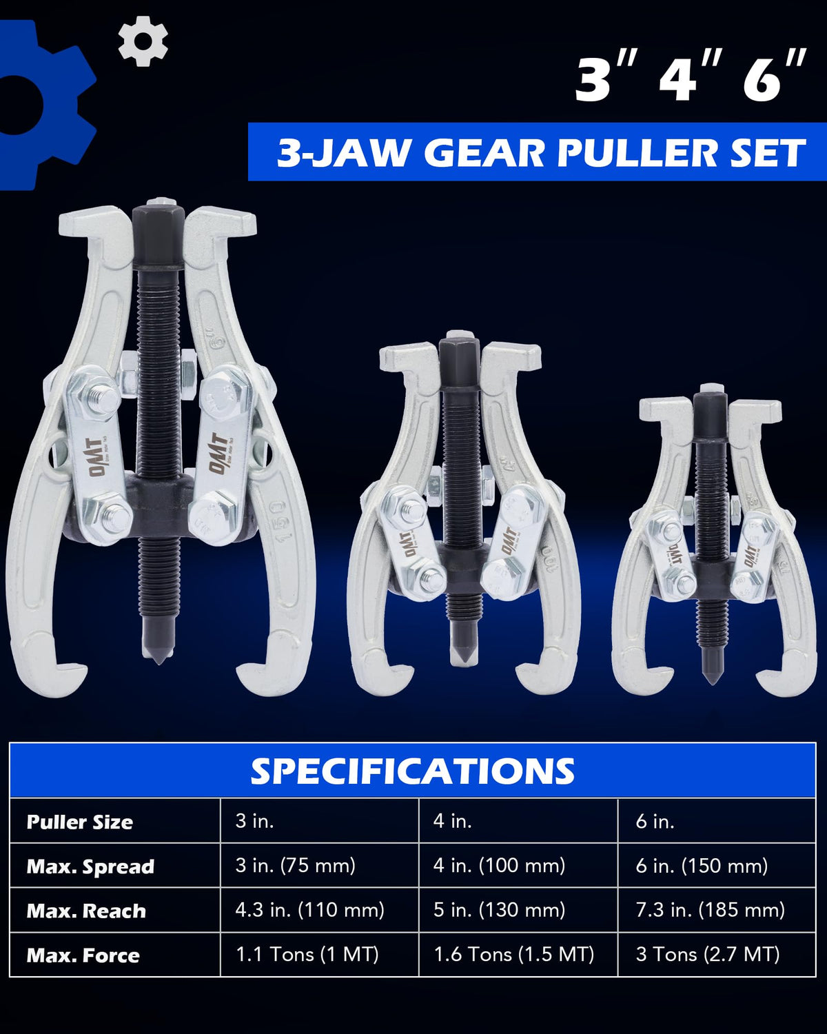 Orion Motor Tech close-up of reversible jaws highlighting strong bite and protection