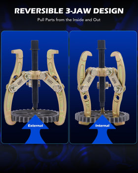 Orion Motor Tech 6-inch puller showing dual fixing holes for versatile configurations