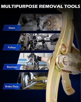 Orion Motor Tech six-inch puller flipped to show reversible jaw options