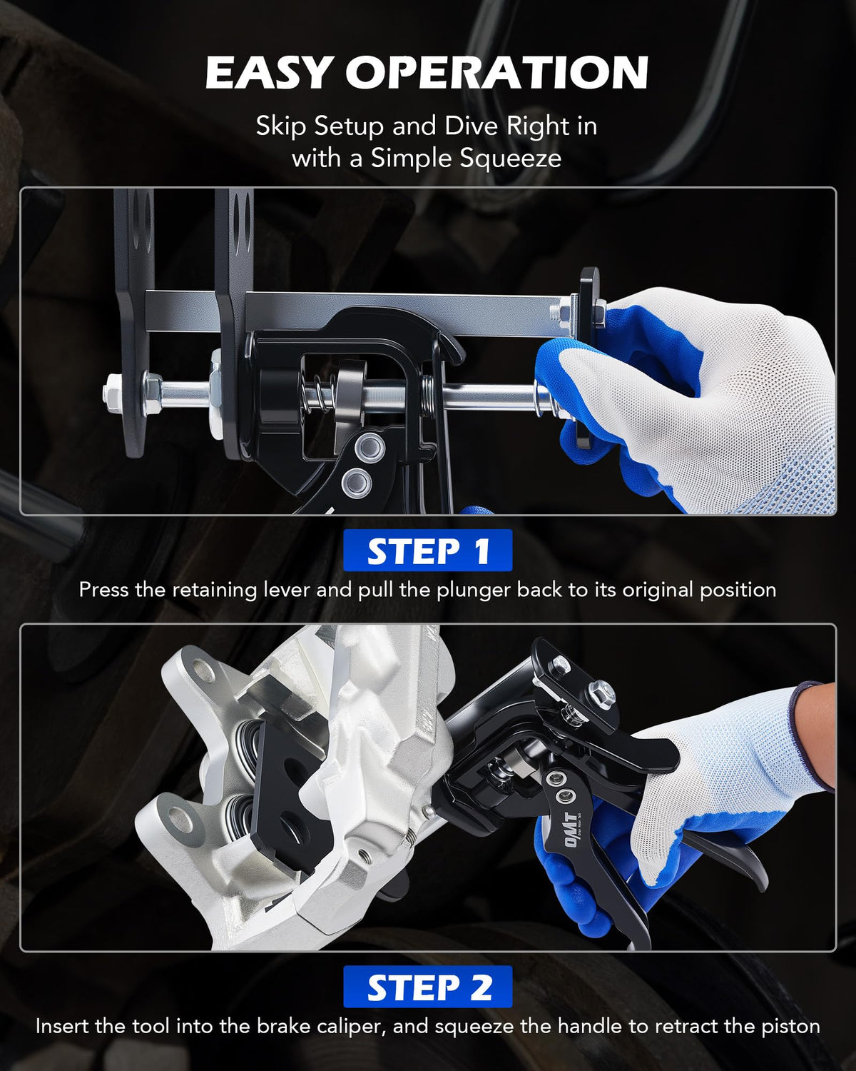 Orion Motor Tech assortment of adapters and press plates arranged to show compatibility options