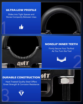 Orion Motor Tech adjustable separator open demonstrating wide range fit