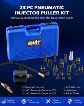 Orion Motor Tech air hammer close-up demonstrating durable build and controlled impact power