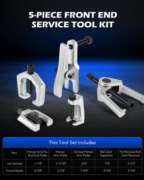 Orion Motor Tech close-up of ball joint separator revealing hardened alloy strength