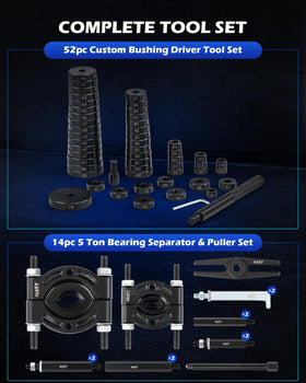 Orion Motor Tech bearing separator close-up for safe extraction