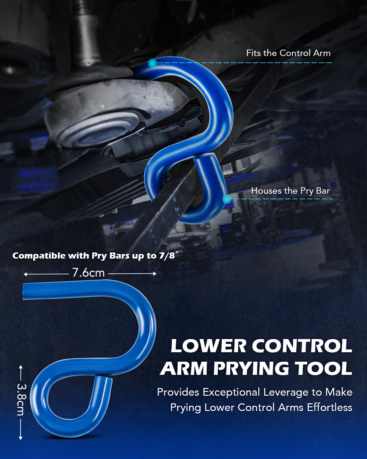 Orion Motor Tech blackened steel finish close-up resisting corrosion and wear