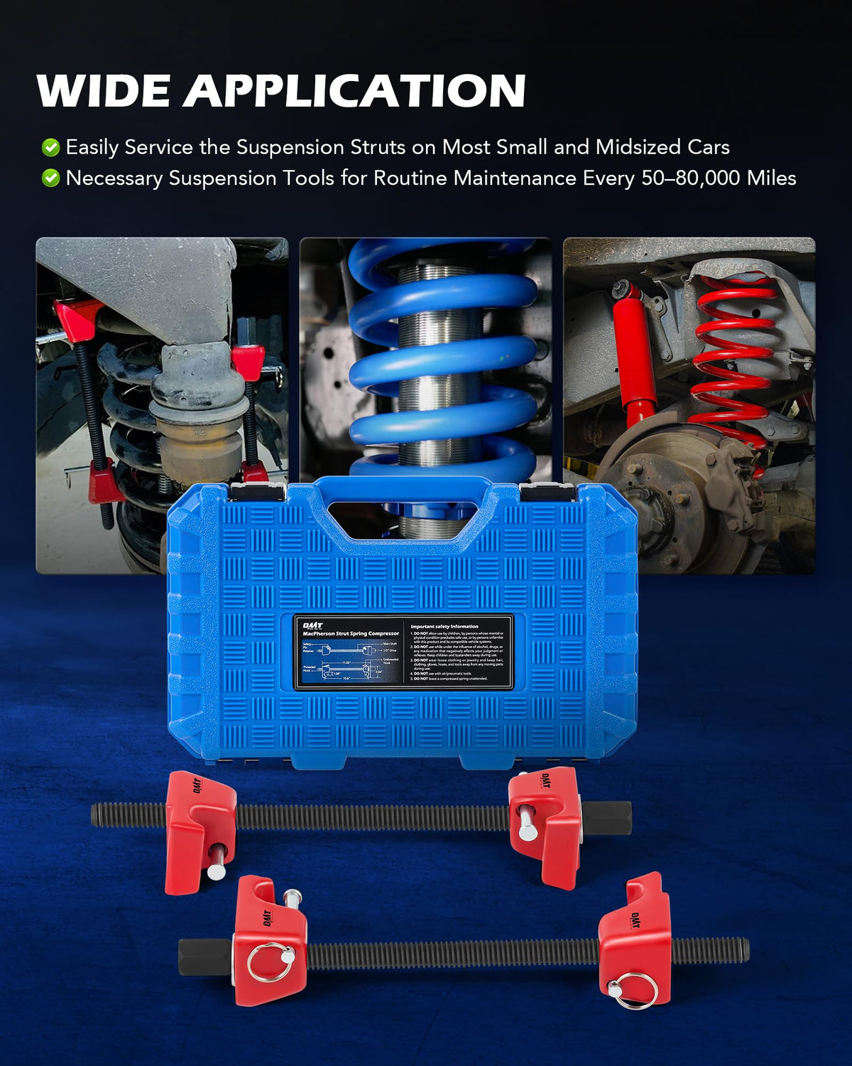 Orion Motor Tech blow-molded case packed with components for tidy storage and transport