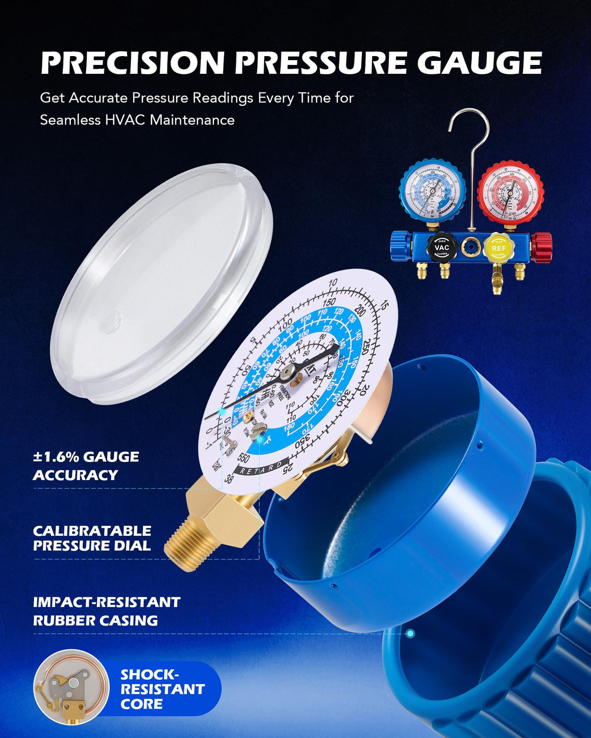 Orion Motor Tech self-sealing can taps and adapters enabling safe refrigerant transfers