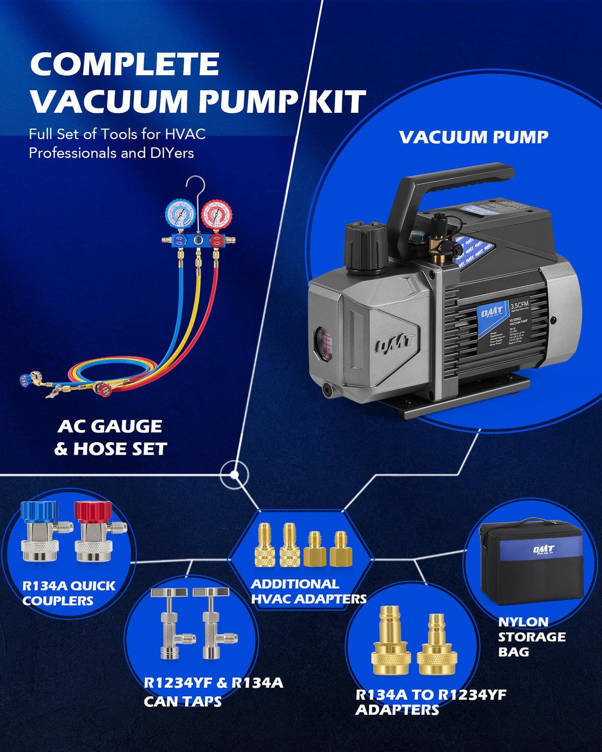 Orion Motor Tech self-sealing can taps and quick couplers for leak reduction