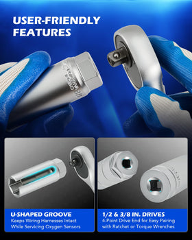 Orion Motor Tech chrome finish close detail resisting corrosion and shop wear
