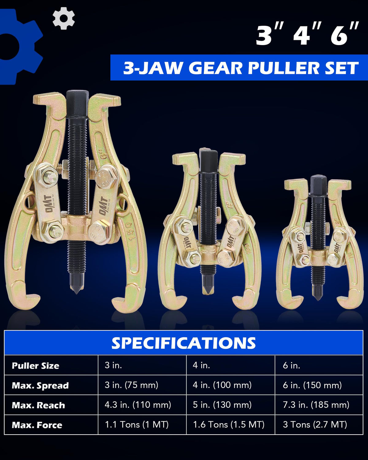 Orion Motor Tech reversible jaw close-up showing secure grip for safer pulls