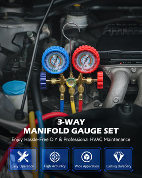 Orion Motor Tech hybrid gauges close-up illustrating durable shock-resistant readouts