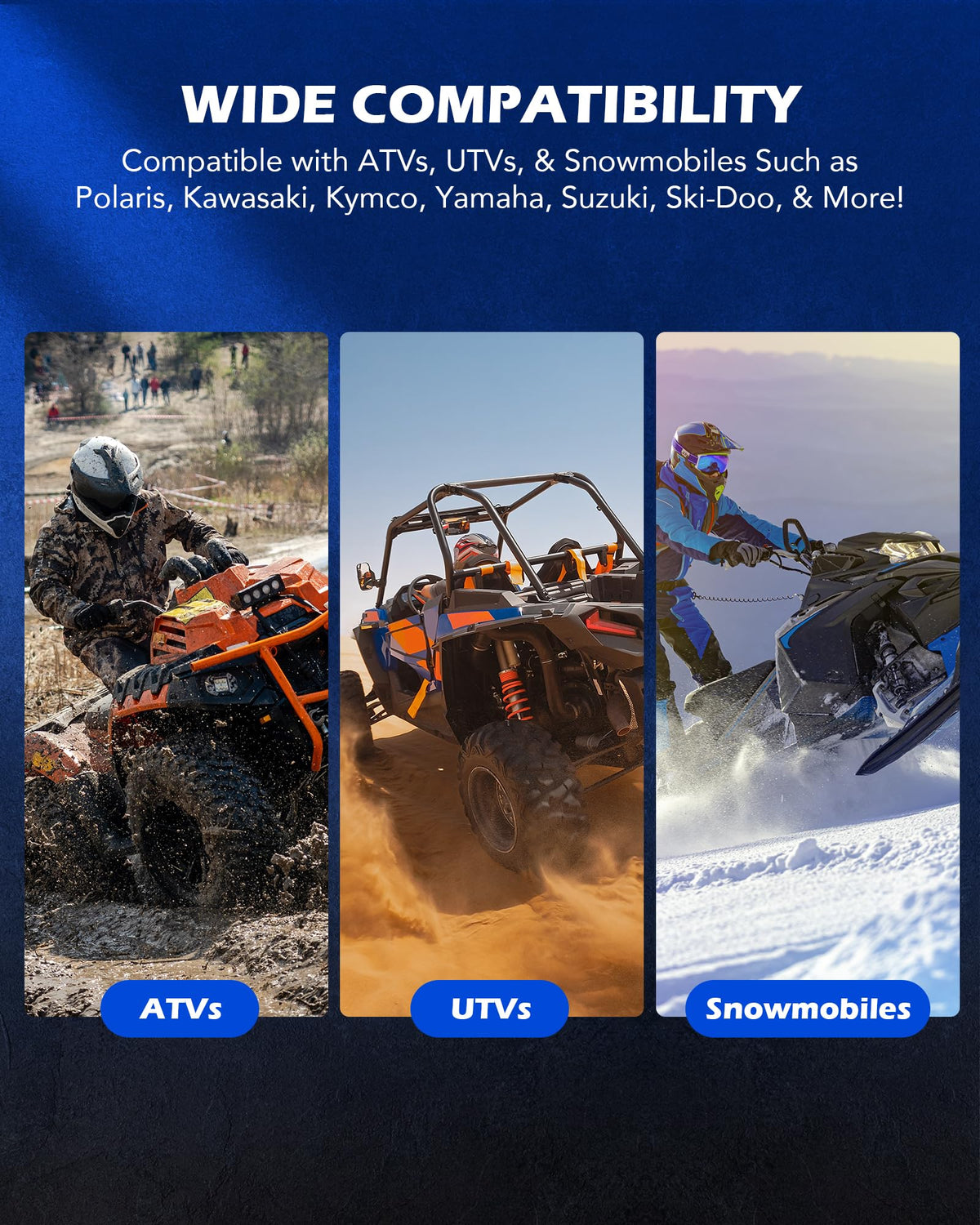 Orion Motor Tech tool compressing an ATV clutch for faster, single-person maintenance