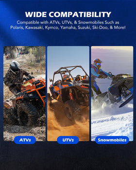 Orion Motor Tech tool compressing an ATV clutch for faster, single-person maintenance