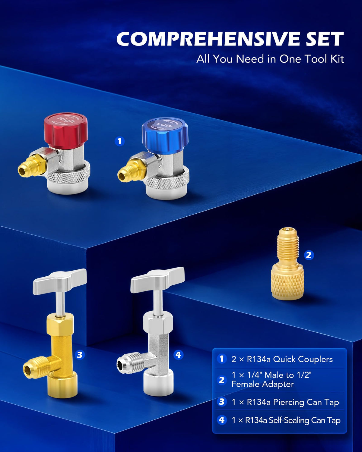 Orion Motor Tech color-coded hoses showing durability and easy identification