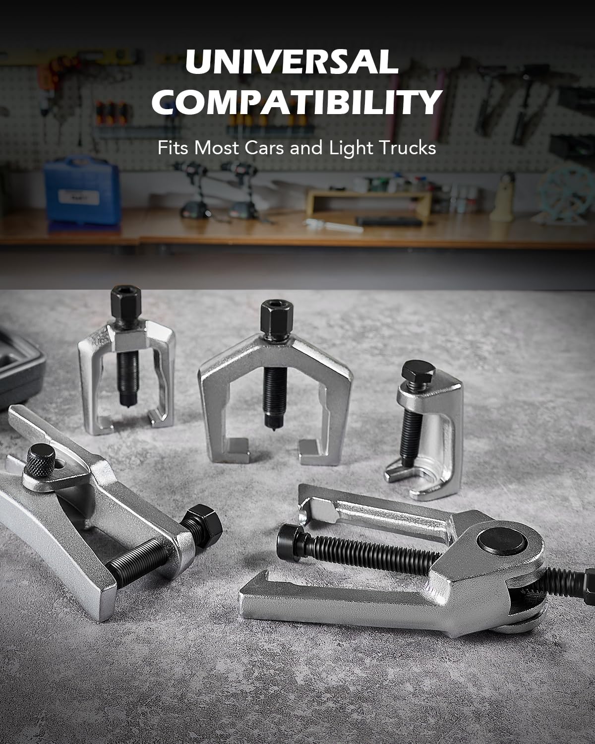 Orion Motor Tech conical pitman arm puller detail highlighting tapered fit reliability