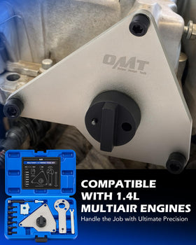 Orion Motor Tech crankshaft alignment tool detail showing precise engagement benefit