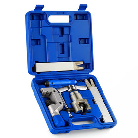 Orion Motor Tech front view of flaring tool kit showing compact case and contents for portability