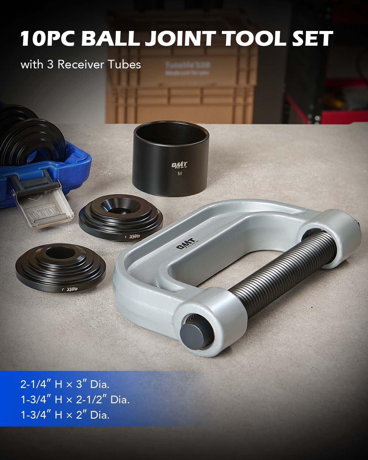 ORION MOTOR TECH forcing screw closeup demonstrating robust forged-steel strength