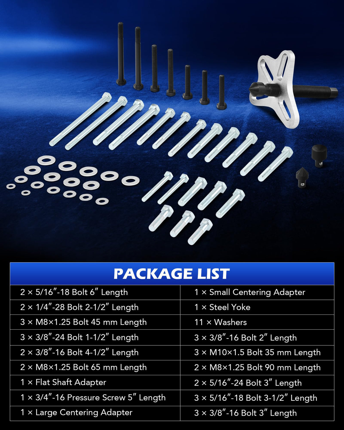 Orion Motor Tech hardened forcing screw detail demonstrating durable extraction power
