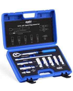 Orion Motor Tech front view of case and tools showing full kit for fast plug jobs