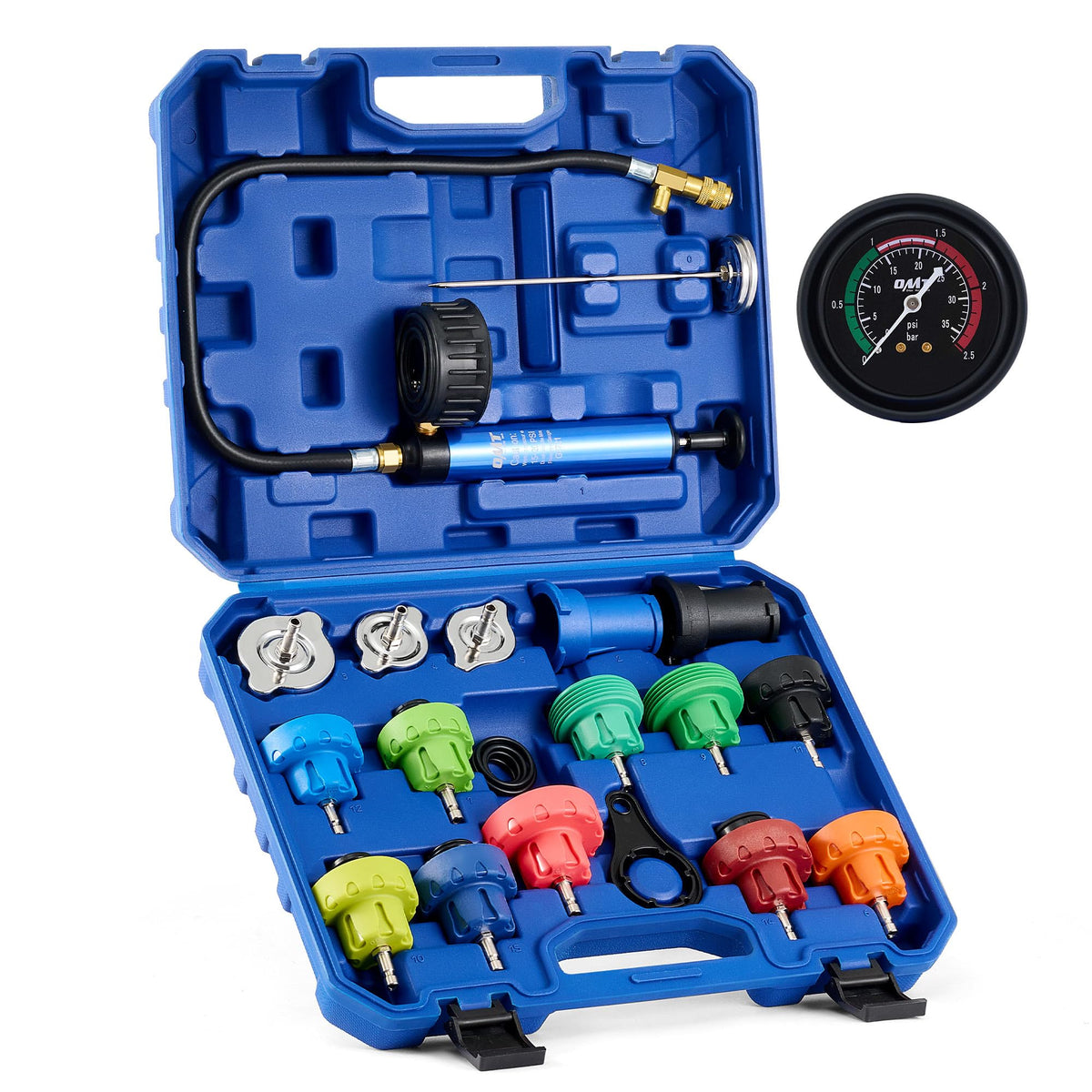 Orion Motor Tech front view of open kit showing tools and organized layout for efficient diagnostics