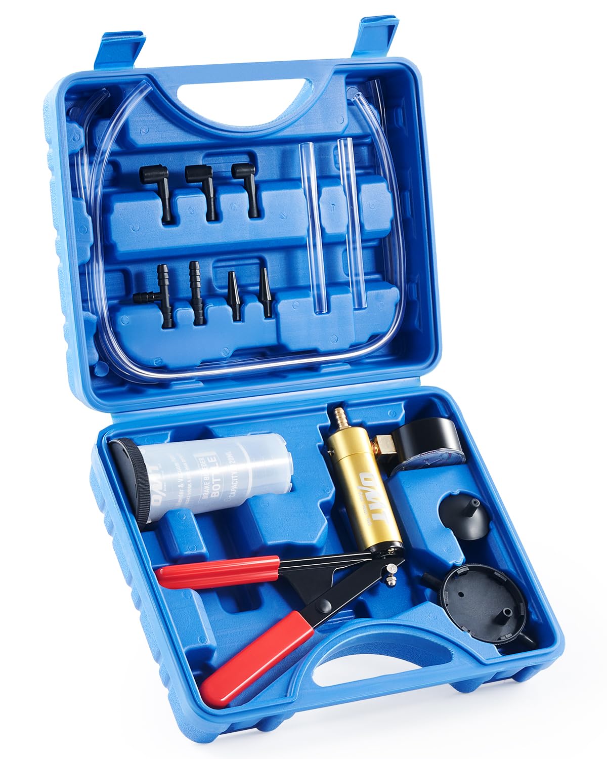 Orion Motor Tech front kit view showing organized parts for fast setup