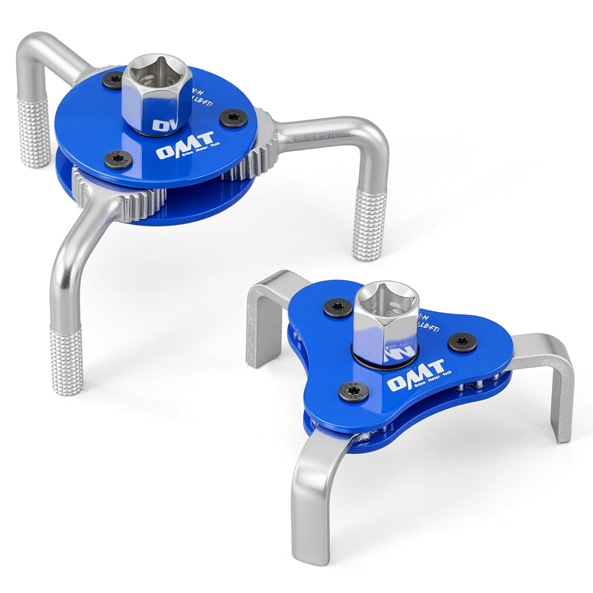 Orion Motor Tech front packaging showing 2-piece oil filter wrench set and sizes