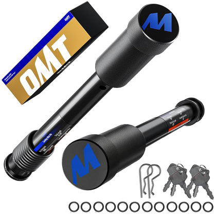 Orion Motor Tech front packaging showing two keyed-alike hitch locks for convenience