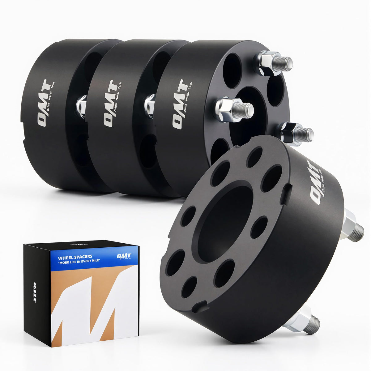 Orion Motor Tech front packaging showing complete spacer kit benefits