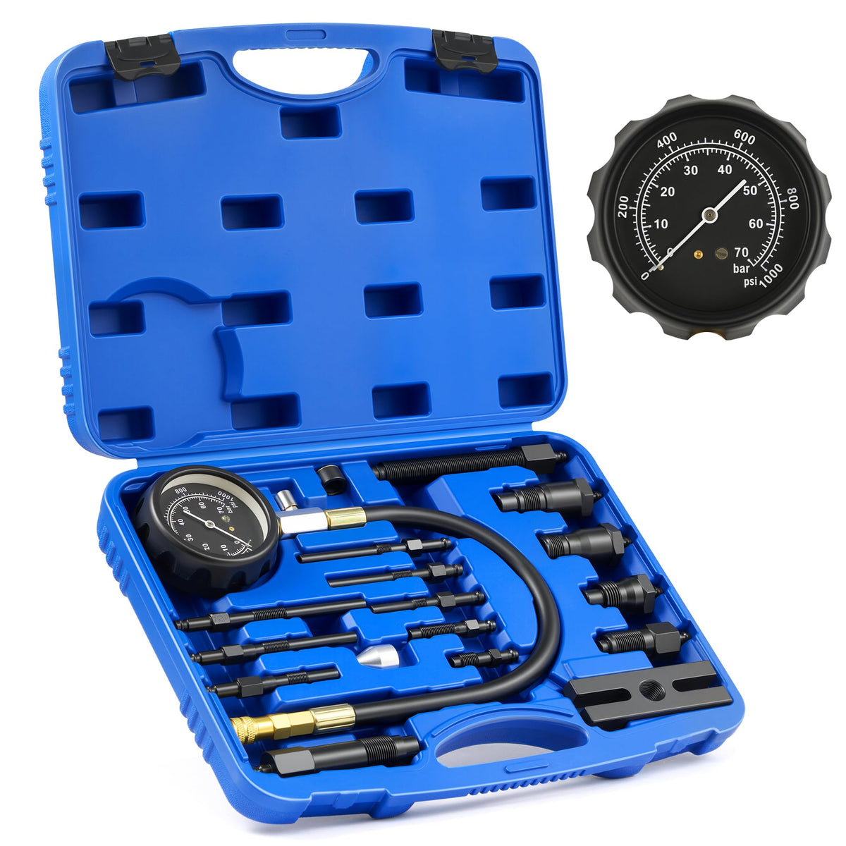 Orion Motor Tech front packaging showing complete 18pc kit and molded case benefits portability