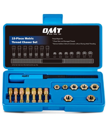 Orion Motor Tech front packaging showing full 15-piece kit and organized case benefits quick access