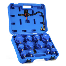 Orion Motor Tech front packaging showing full leak tester kit and case