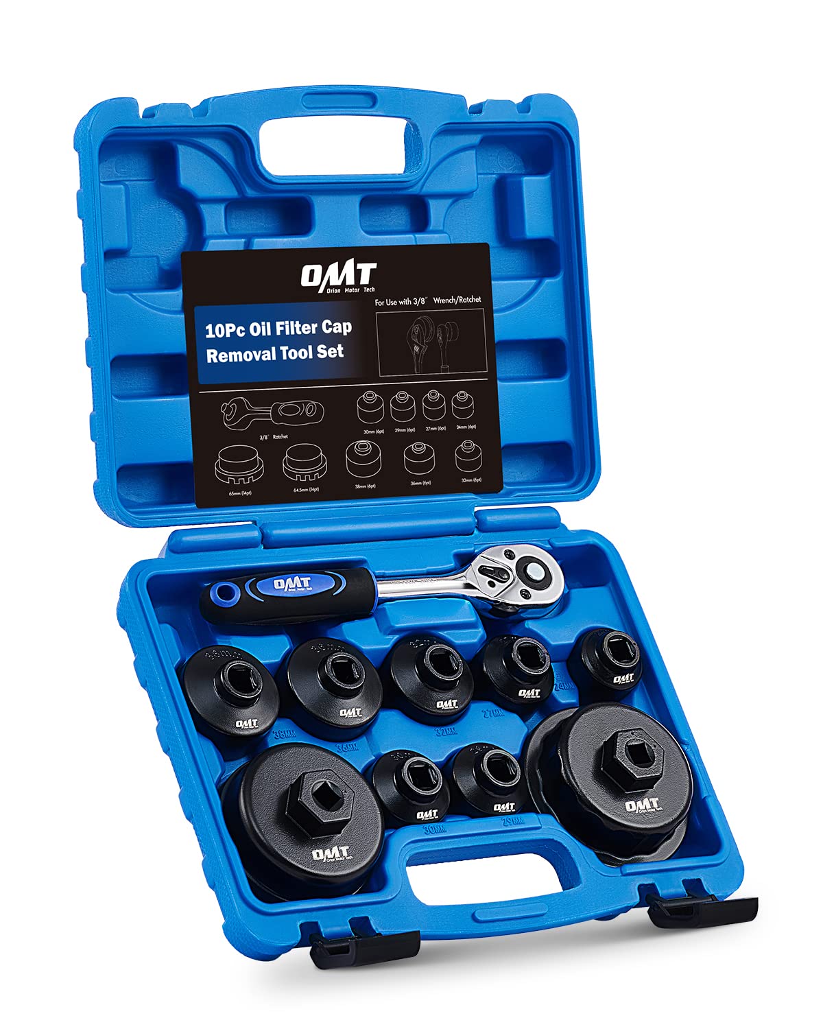 Orion Motor Tech front packaging showing complete 10-piece kit and benefits