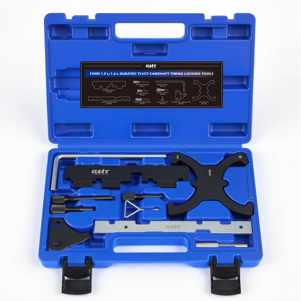 Orion Motor Tech front view of open case showing organized 10-piece kit for quick access