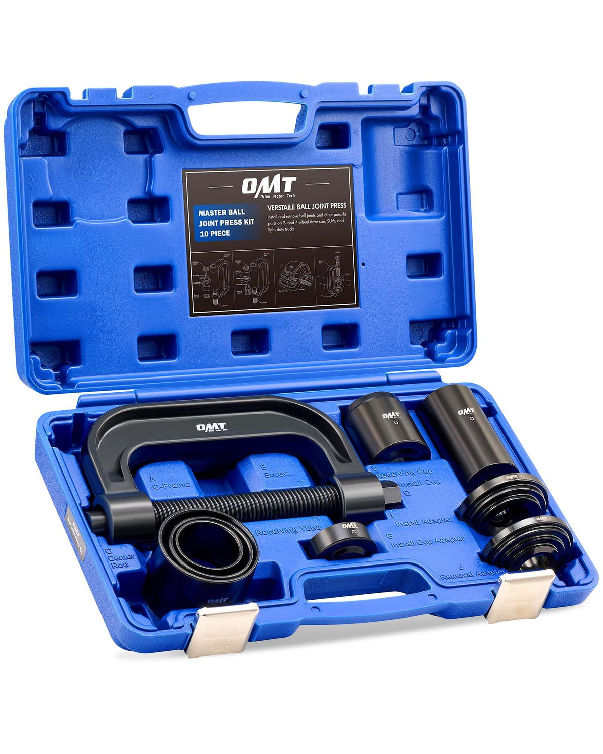 Orion Motor Tech front view of full kit showing organized tools for easier repairs
