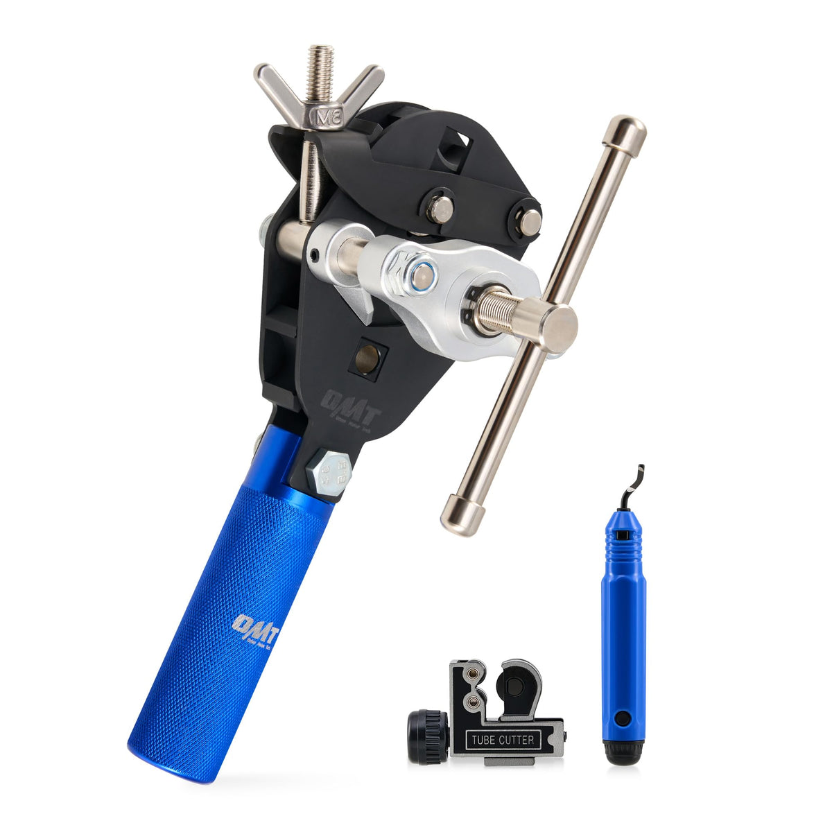 Orion Motor Tech front view of complete flaring tool kit showing compact layout and organized components