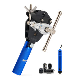 Orion Motor Tech front view of complete flaring tool kit showing compact layout and organized components