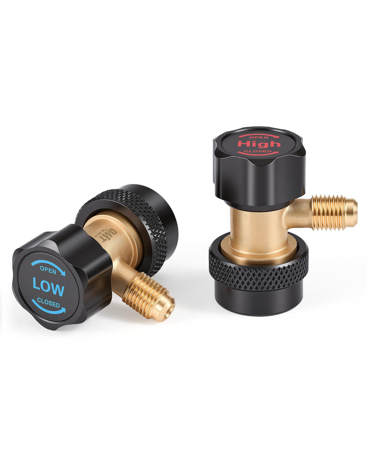 Orion Motor Tech front view showing both quick couplers and fittings for easy identification and quick use