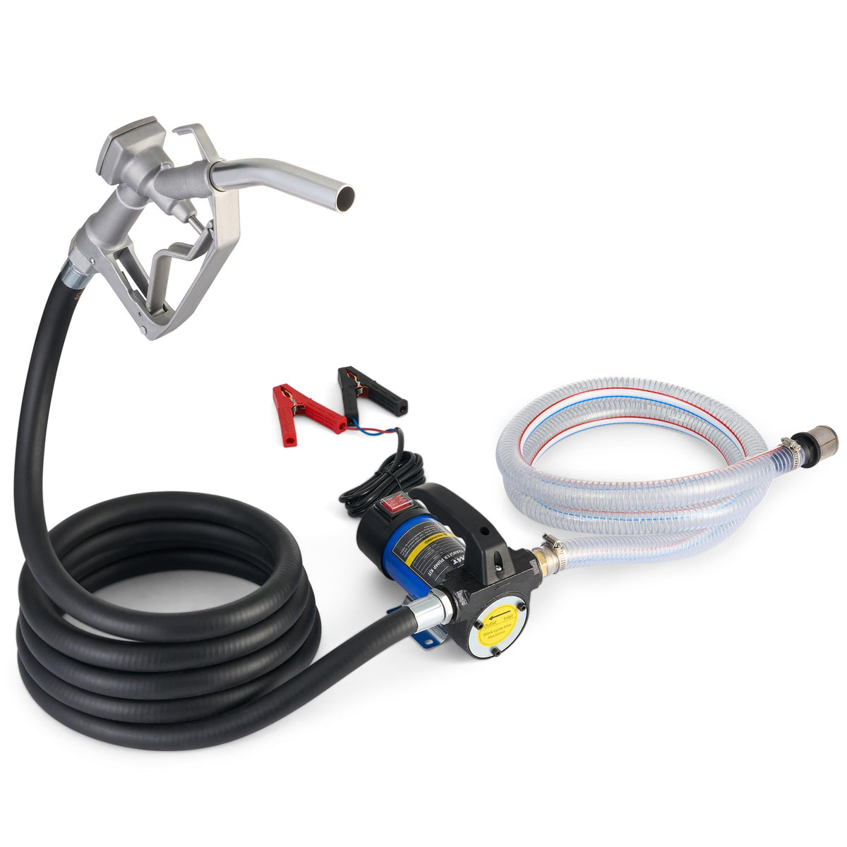 Orion Motor Tech front view of complete pump kit showing included accessories and portability