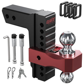Orion Motor Tech front view of hitch showing receiver fit and robust design benefit