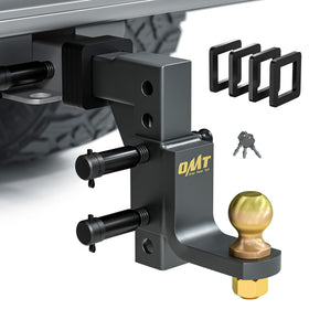 Orion Motor Tech frontal assembly showing ready-to-use hitch and receiver fit