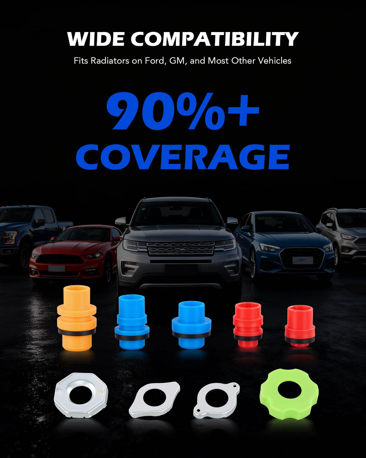 Orion Motor Tech extension tube and 45° elbows detail for hard-to-reach radiators