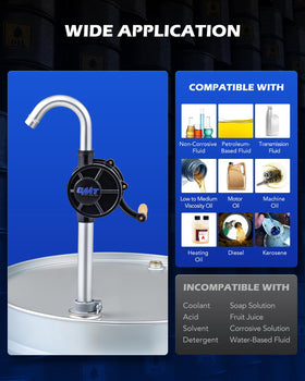 Orion Motor Tech ergonomic hand crank close-up for comfortable pumping