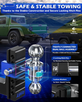 Orion Motor Tech slider mechanism detail showing easy height adjustment benefit