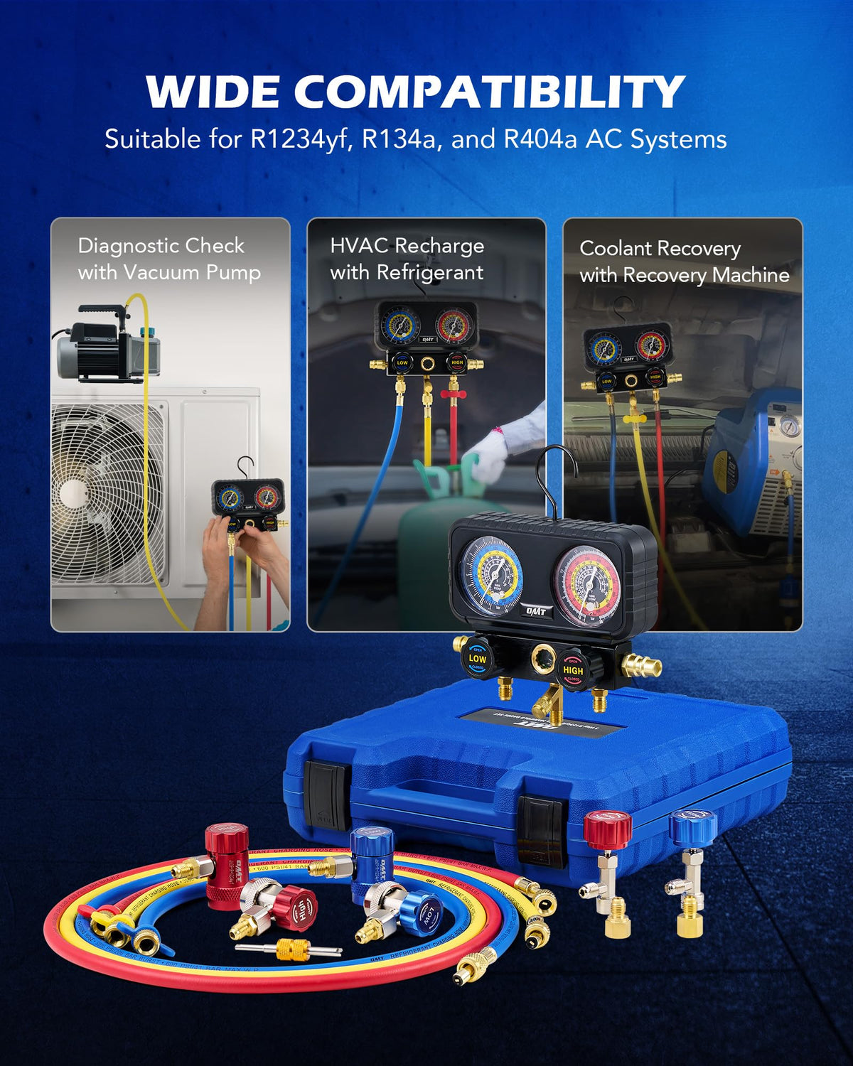 Orion Motor Tech hose flexibility comparison showing reinforced PVC for easier reach and durability