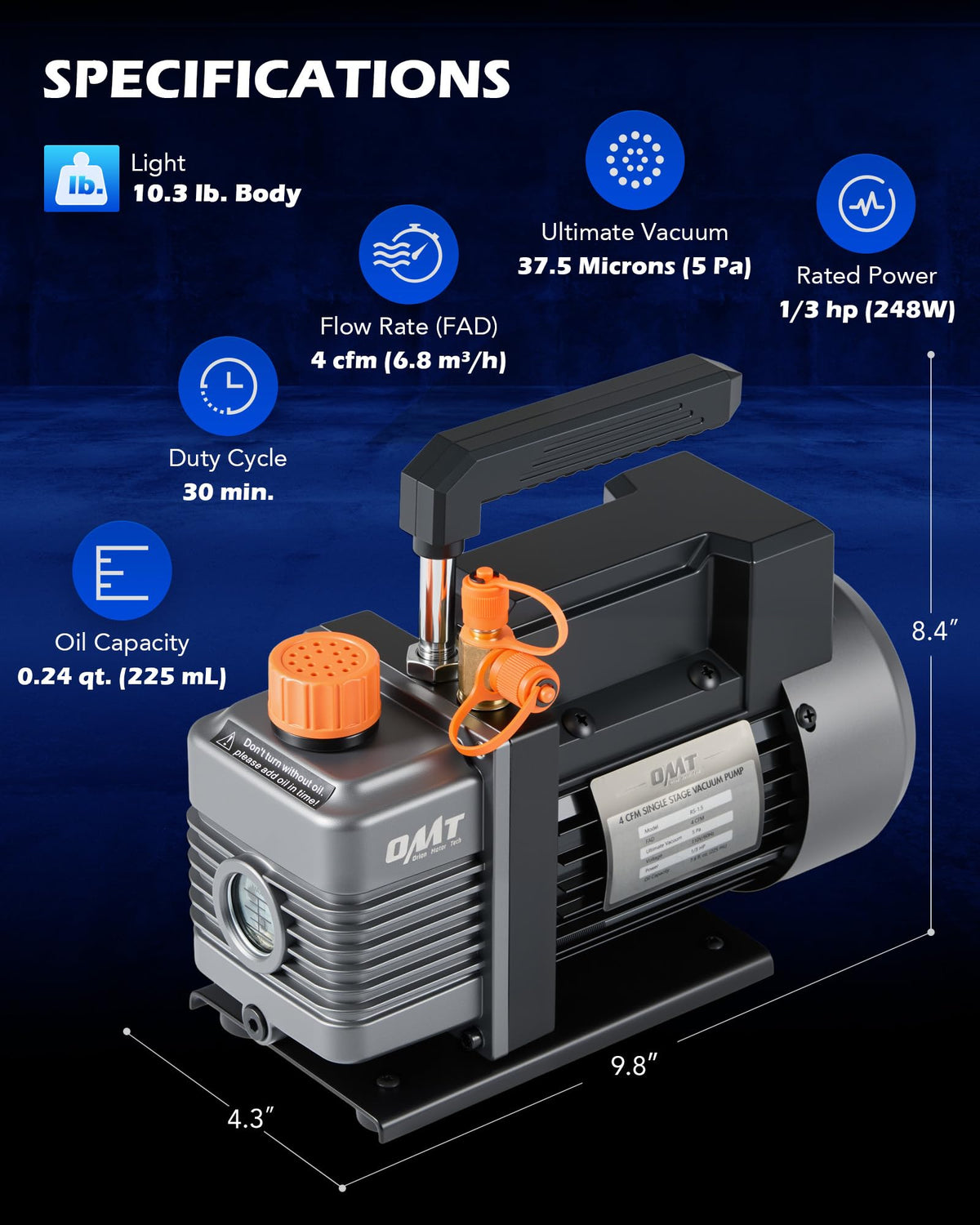 Orion Motor Tech color-coded hoses and quick couplers showing robust layered construction and secure connections