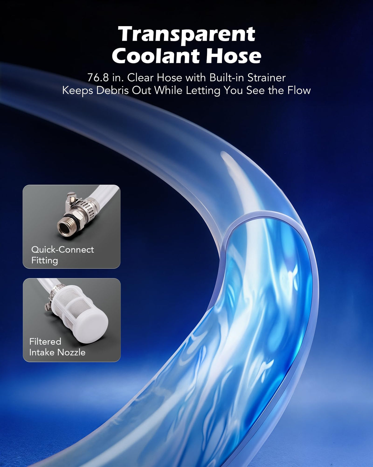 Orion Motor Tech tool connected to a sedan radiator showing fast no-spill refill