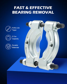 Orion Motor Tech puller in use on wheel hub demonstrating safe bearing extraction