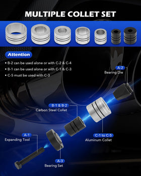 Orion Motor Tech tool in use with impact wrench for quicker pipe expansion